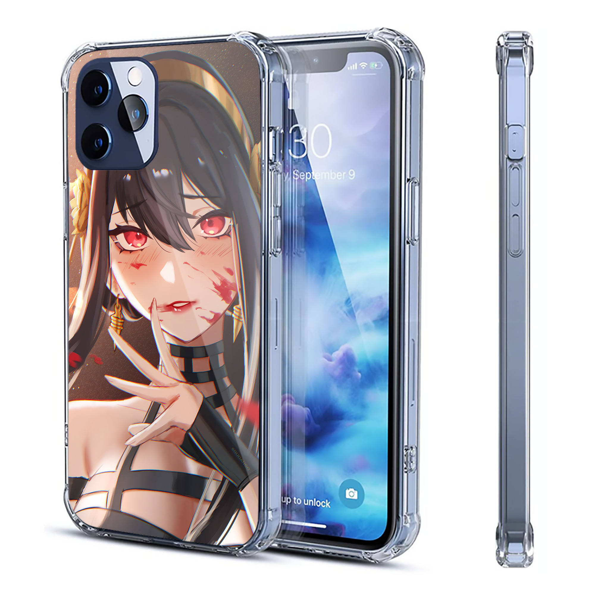 （画像用） SPY×FAMILY间谍家家酒 【iPhone 12シリーズ対応】透明スマホケース（クリアソフトケース）